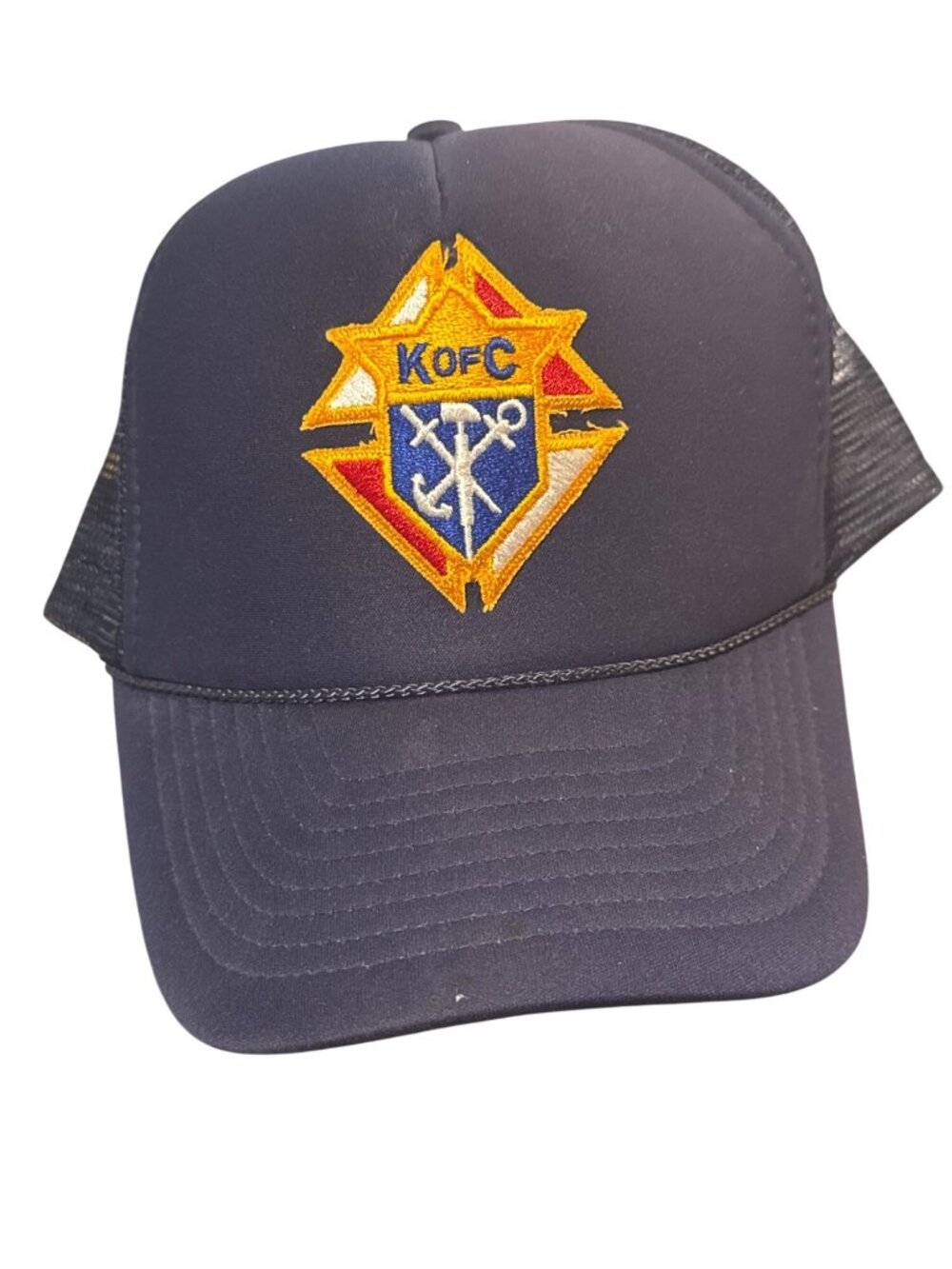 Vintage Nissin Knights of Columbus Trucker Snapback Hat